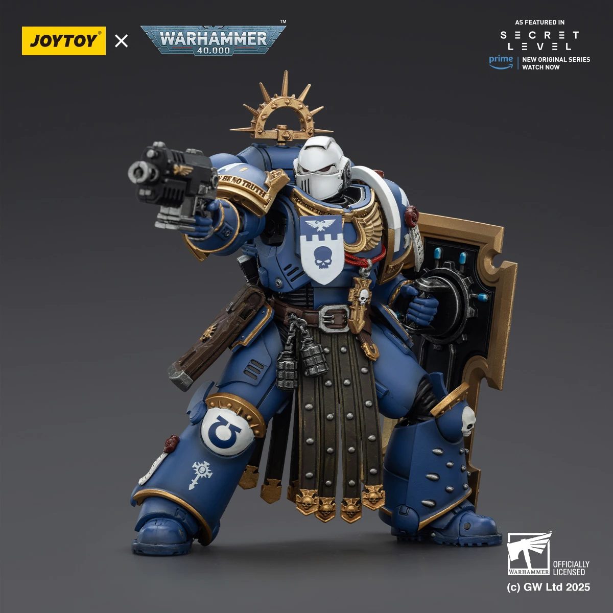 JOYTOY Warhammer 40K 1/18 Ultramarines Titus Metaurus Levantus Torvald عمل نموذج لجسم دمى لعبة لعرض المجموعة #6