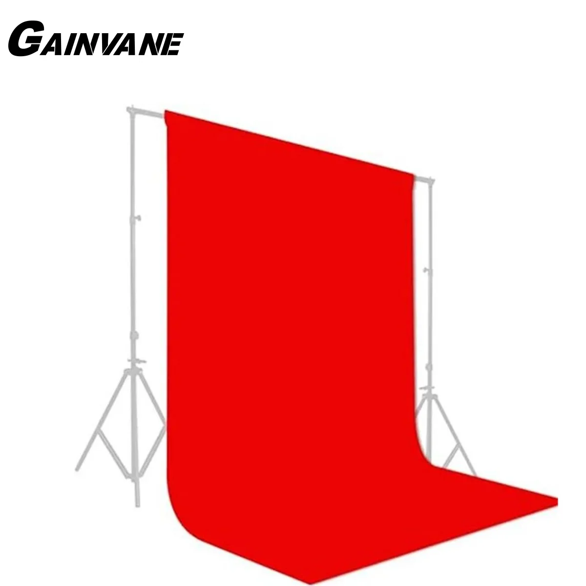 GAINVANE Photographic Background Red Screen Solid Color Backdrop Cloth Chromakey For Photo Studio Video Ceremony Home Decoration