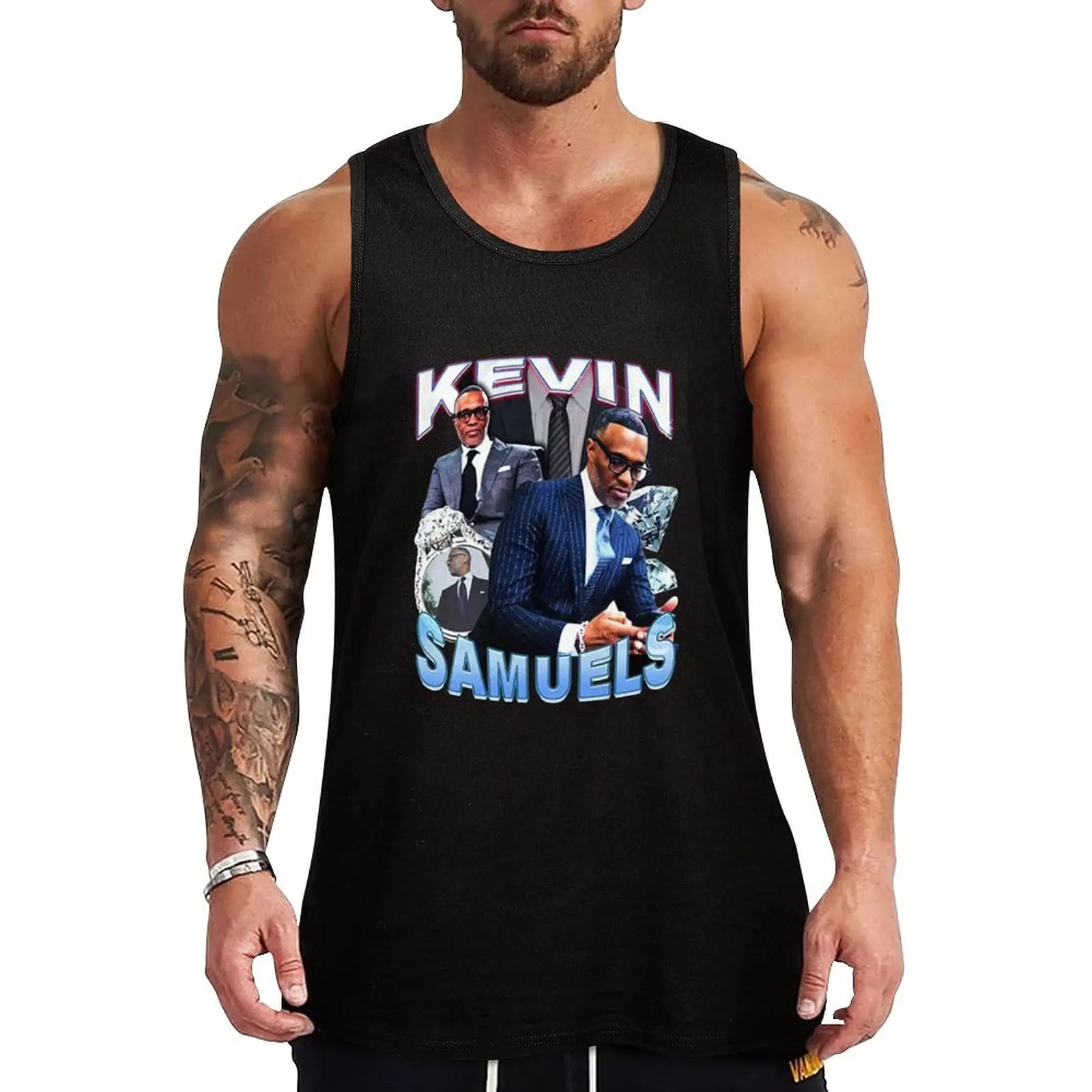 Kevin Samuels 1965-2022 Thank You for The Memories Tank Top bodybuilding t-shirt new in tops & t-shirt