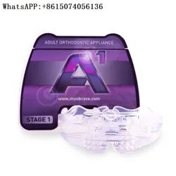 M-RC braces, braces, braces, transparent anti-molars, tooth protectors, universal correction for adults.