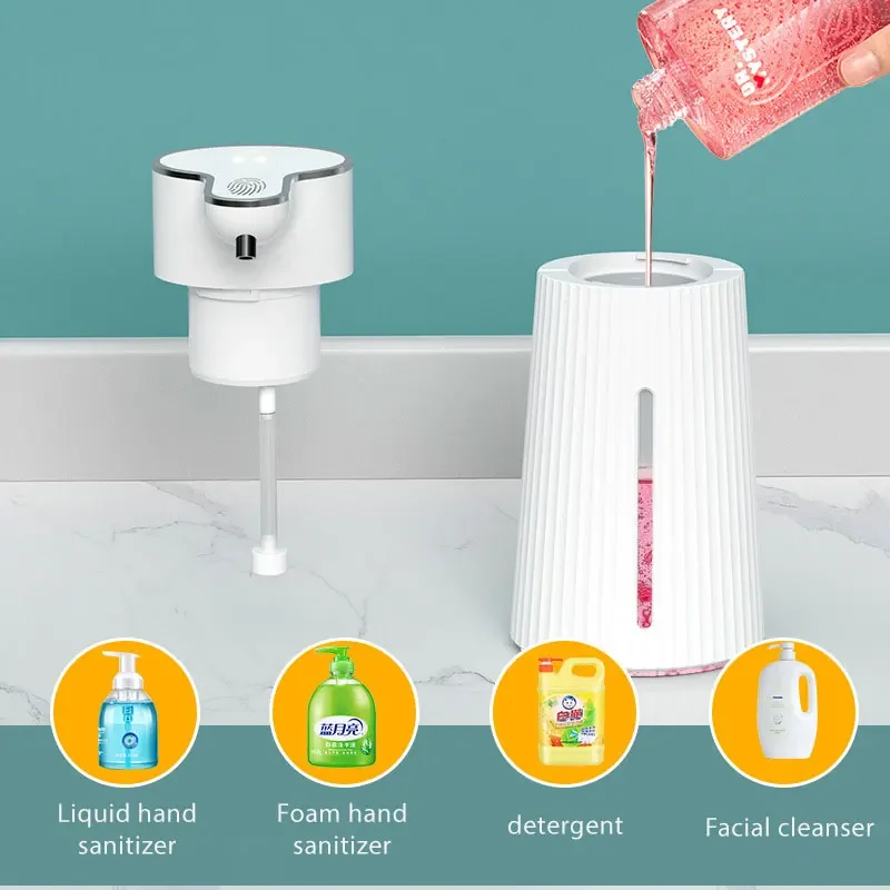 Automatic Soap Dispenser 400ml Touchless Foaming Soap Dispenser Wall-Mounted Liquid Alcohol Spray Smart Hand Washing Machine