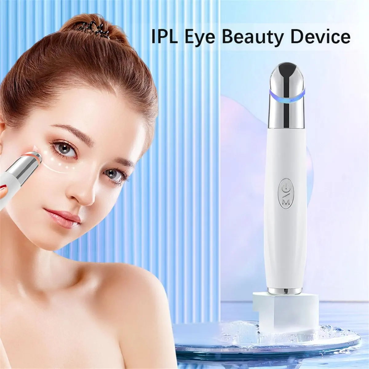 [N84R] Electric Massager Micro Vibration Eye Beauty Instrument for Relax Eye Dark Circles Eye Puffiness Eye Massage