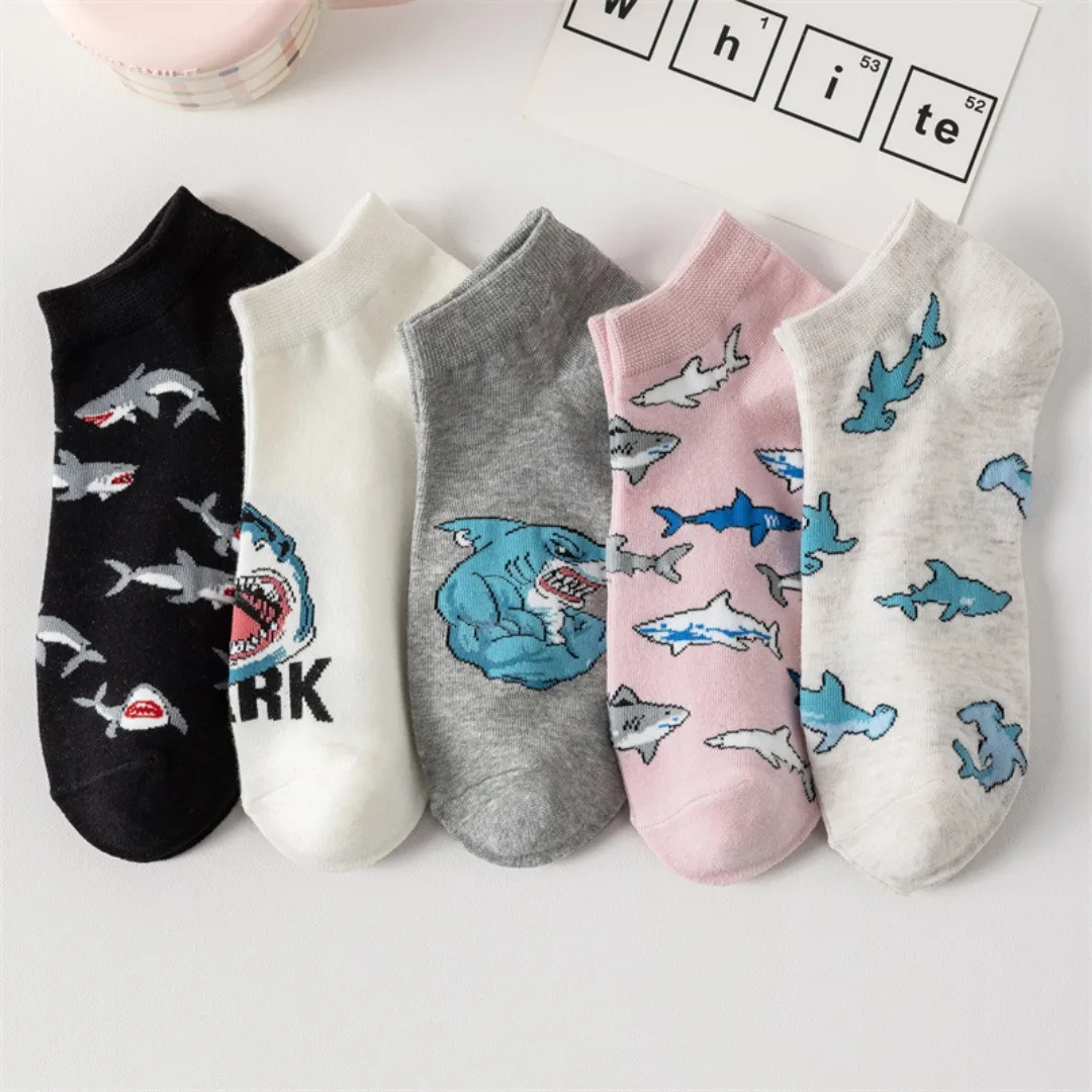 Nouvelles chaussettes, chaussettes pour enfants, Version coréenne à bouche peu profonde, Style collégial, chaussettes bateau mignonnes, tendance d'été, Tube court décontracté