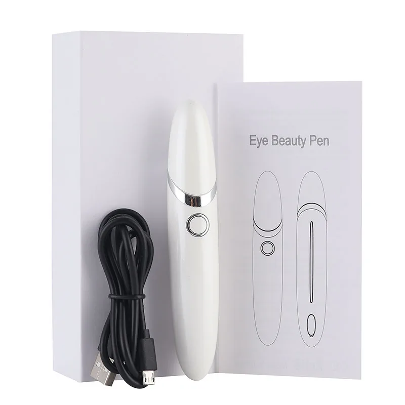 Beauty Multifunction Anti-wrinkle Device Therapy Tool Private Label Therapeutic Electric Heat Eye Massager Pen