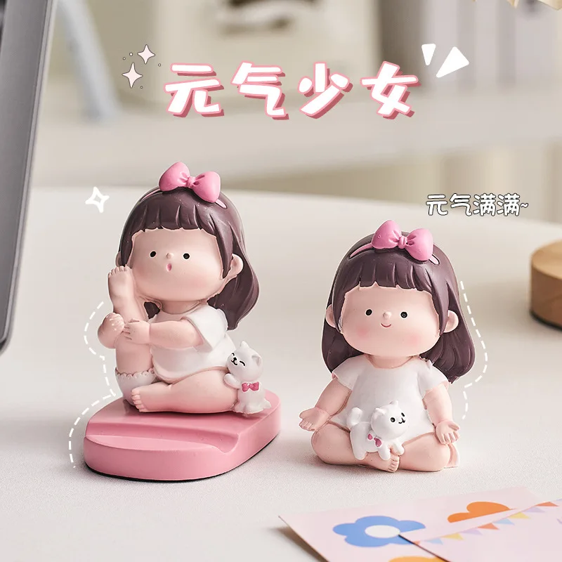 Creative Desktop Phone Stand, Tablet Bracket for Workstation, Bedside Support for Video Watching, Portable Digital Accessory