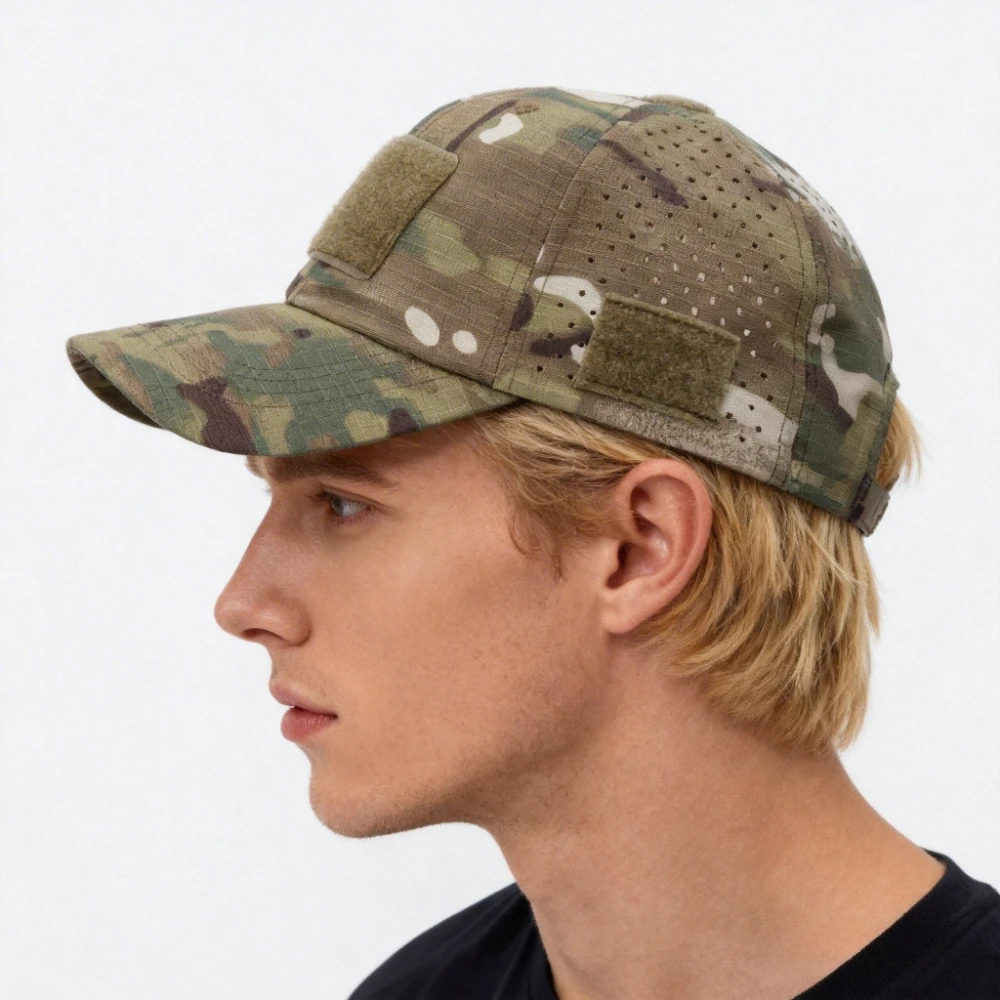 Camouflage Baseball Cap Breathable Sun Protection Hat Outdoor Sports Hunting Hiking Camping Fishing Sun Hats