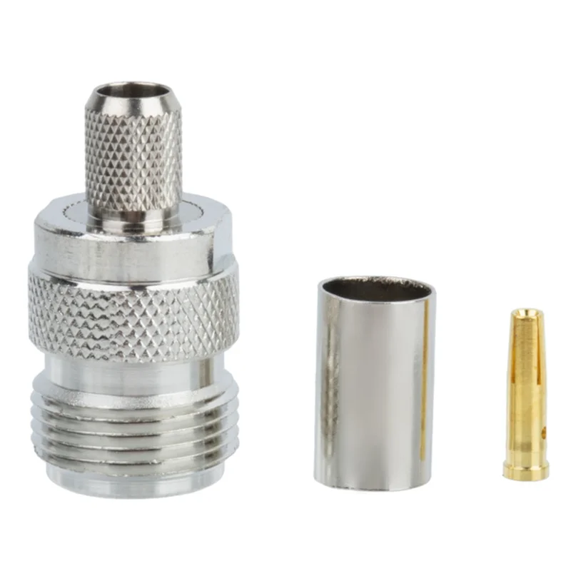 N-نوع أنثى العقص N-K-5 RF موصل هوائي موصل 5D-FD LMR300 سلك العقص A62X