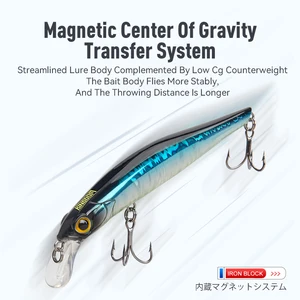 Königreich sinkende Minnow Salzwasserfischerei Köder Crankbait Harte Köder gute Action Wobbler Künstliche Köder Forelle für Seebarsch 6 Hauptverkaufstabias Bass - №1