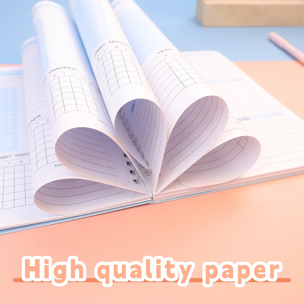 English Agenda Book A5 Coil Notebook Coil Notebook Weekly Planner Notebook Student Agenda Planner Stationery Office School