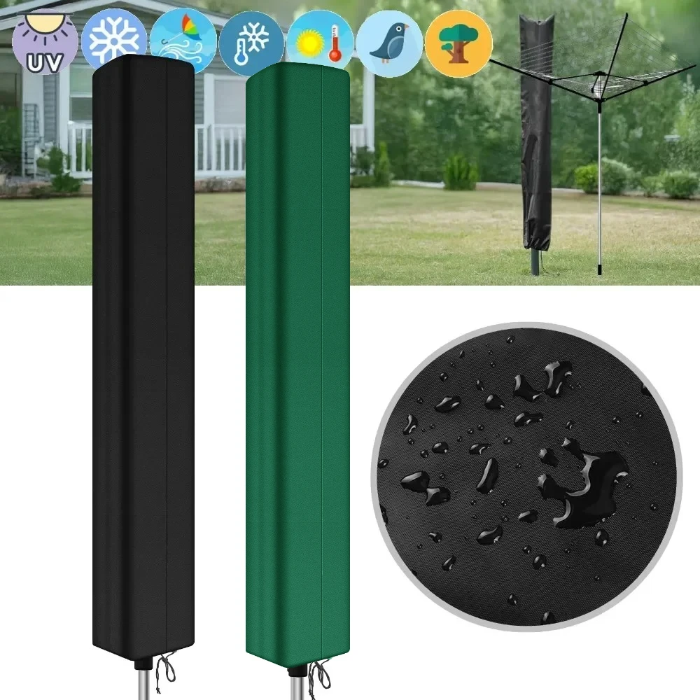 

Waterproof 210D Rotary Dryer Clotheslines Cover Umbrella Drying Line Rack Protective Parasol Cover for Garden Dryer and Airer
