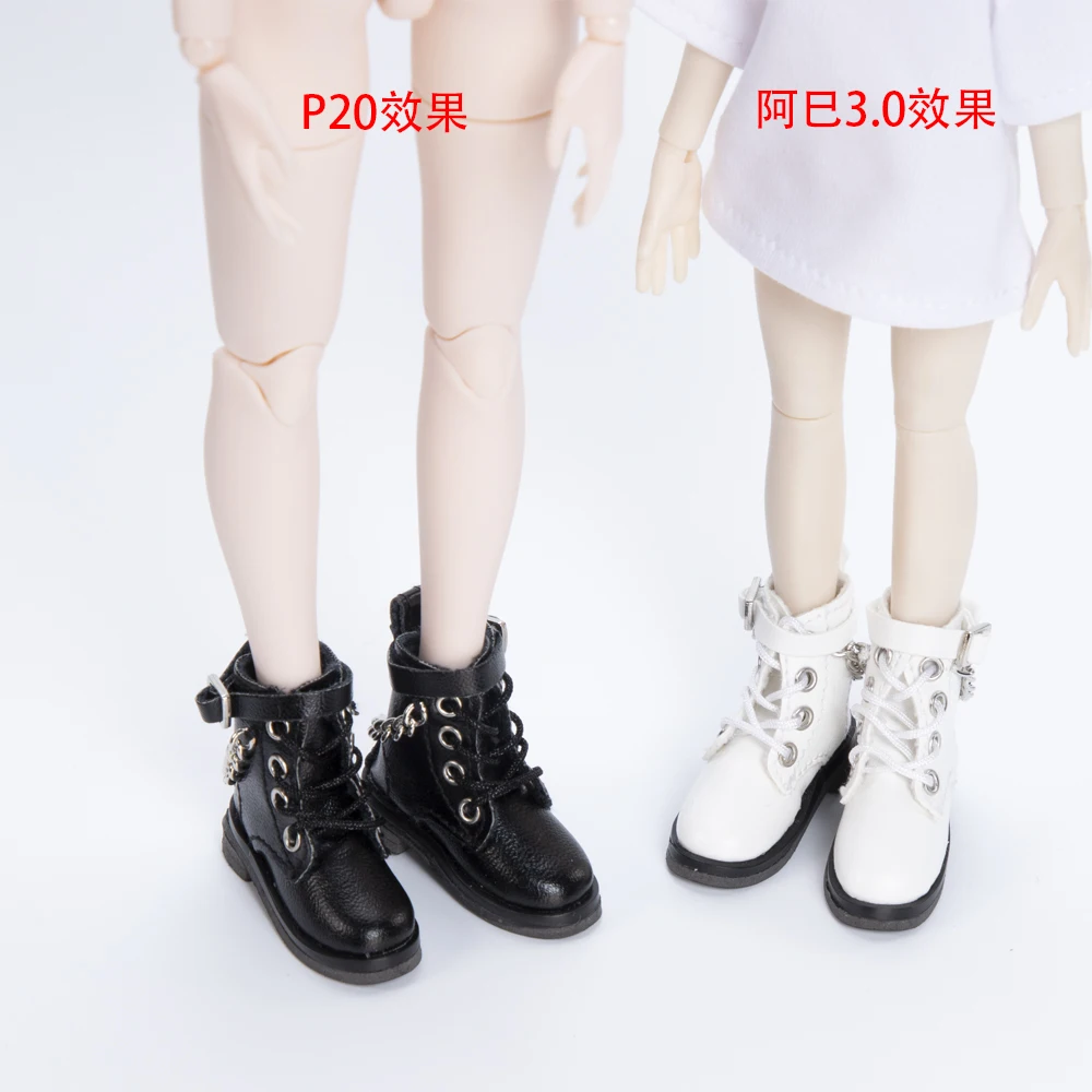 

3,2 см * 1,3 см кожаная кукольная обувь с цепочкой Blyth, мини-игрушечные аксессуары, обувь Ob22 для P20 Body Ob24 Ymy22 Ymy 23 25
