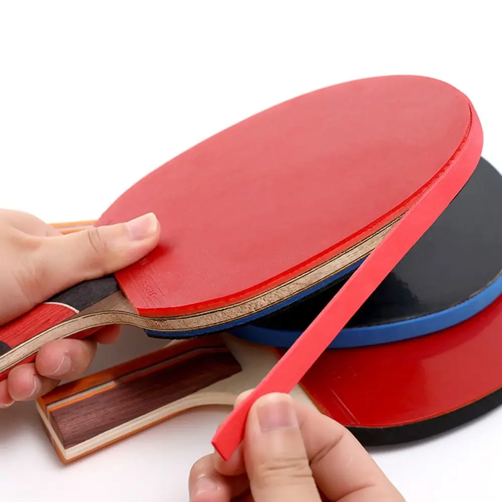 1Pair Ping Pong Bat Table Tennis Racket Edge Tape Professional Black Red Blue Protective Side Tape Elastic Thicken Sponge