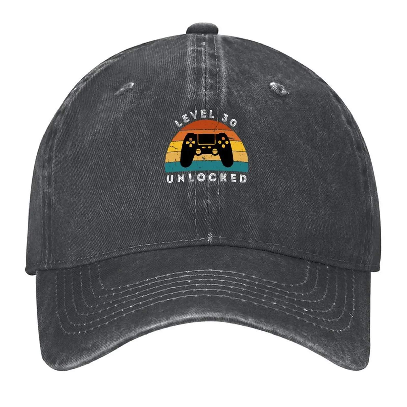 

Level 30 Unlocked 30th Birthday Baseball Cap fashionable party Hat Hat men men's big size hat Mens Caps Women's
