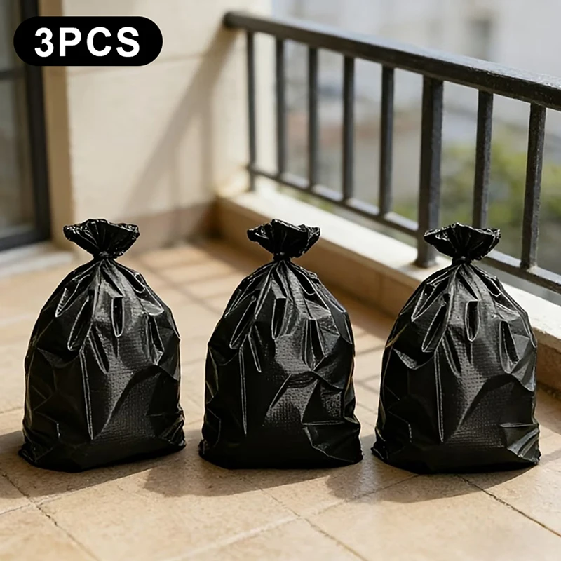 3Pcs Tiny Waste Bag Miniature Models Dollhouse Decor Ornaments for DIY Micro Landscape Craft Supplies