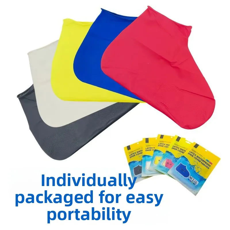 أغطية أحذية مقاومة للماء من السيليكون للجنسين، واقيات أحذية قابلة لإعادة الاستخدام وغير قابلة للانزلاق، ملحقات أحذية المشي