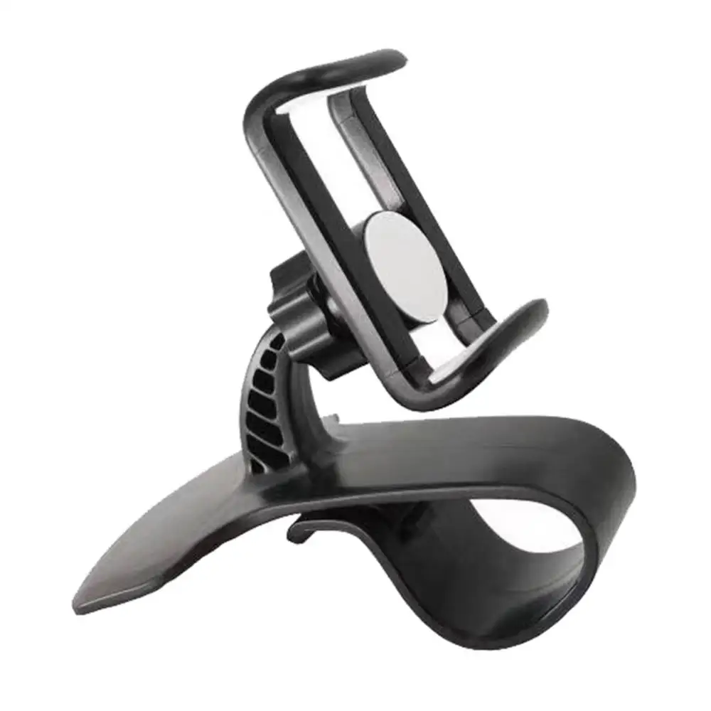 Universal Car Phone Holder 360 Degree Rotation Auto Dashboard Mobile Phone Stand Holder Clip Mount Car Steering Wheel image 2