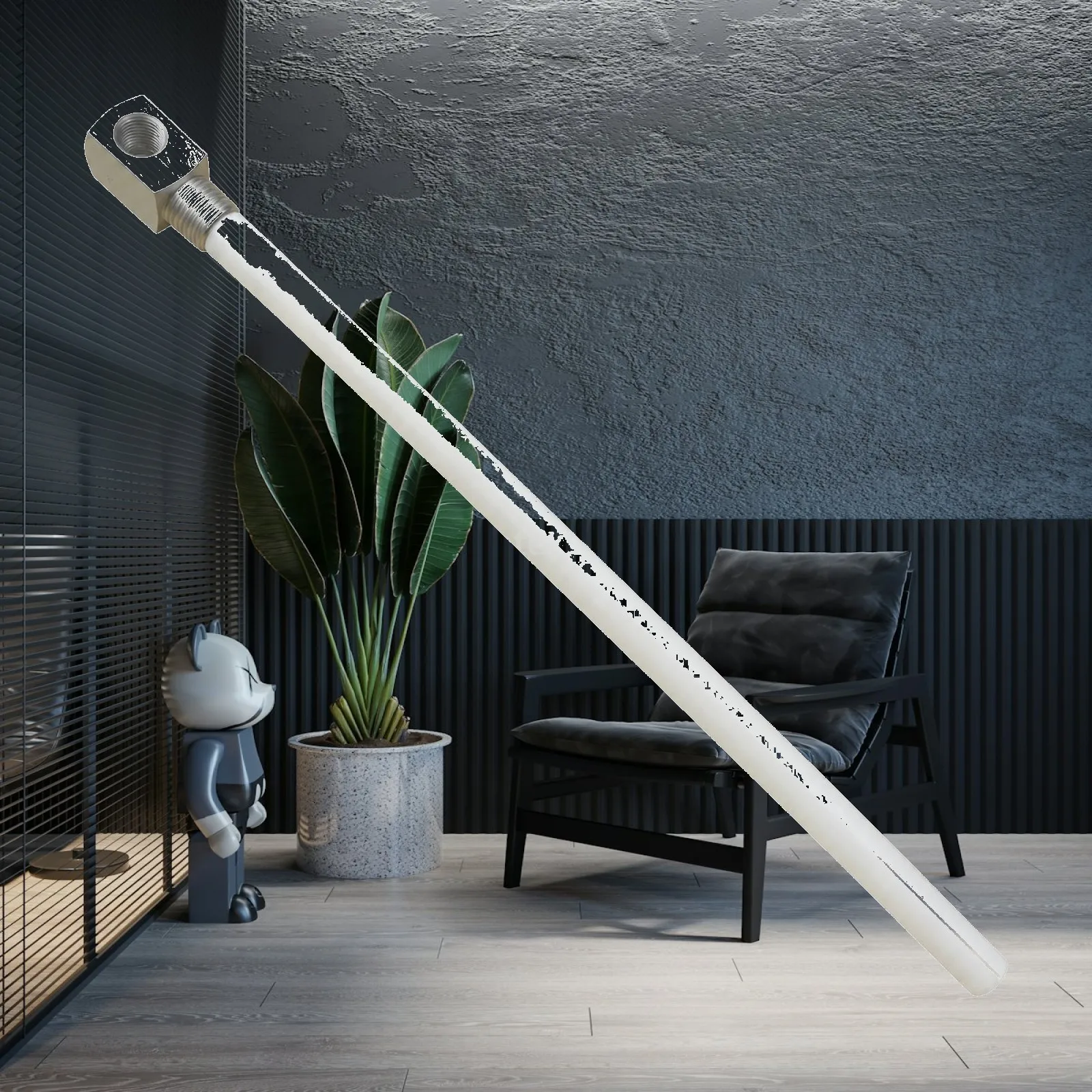 12 Inch Marine Energy Tank Fuel Tube with Metal Rectangular Head and Copper NPT Thread for Secure Boat Connection