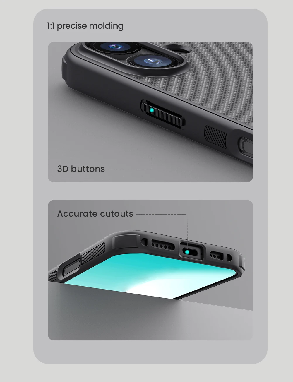 Für iPhone 17 Hülle NILLKIN Passgenaue Hülle Magnetische Super Frosted Shield Matte PC-Abdeckung für iPhone 17 – Detail 15