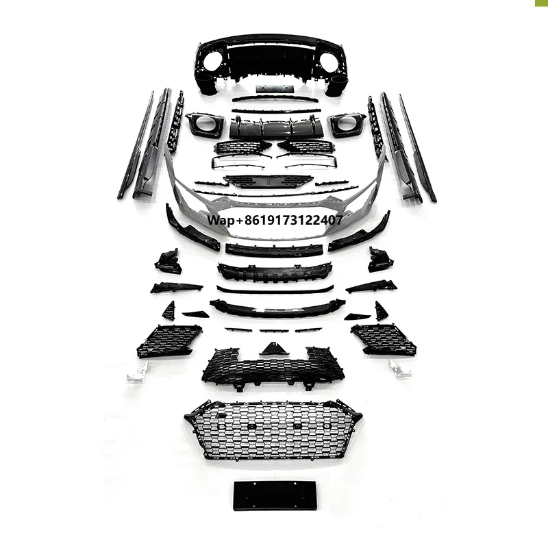 2021Year Car Auto Body Parts Carbon R8 Full Body Sets Grille Front Bumper Rear Bumper R8 Facelift Car Bumpers Conversion Kit