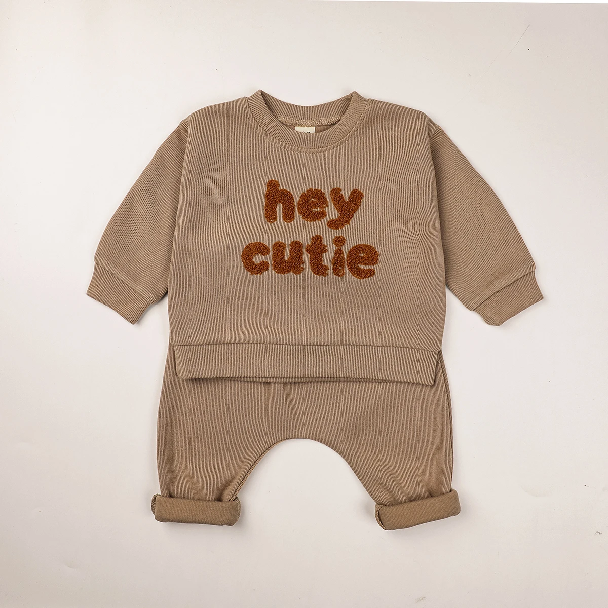 Fashion Baby Clothes Set Spring Toddler Baby Boy Girl Casual Tops Sweater + Loose Trouser 2pcs Newborn Baby Boy Clothing Outfits