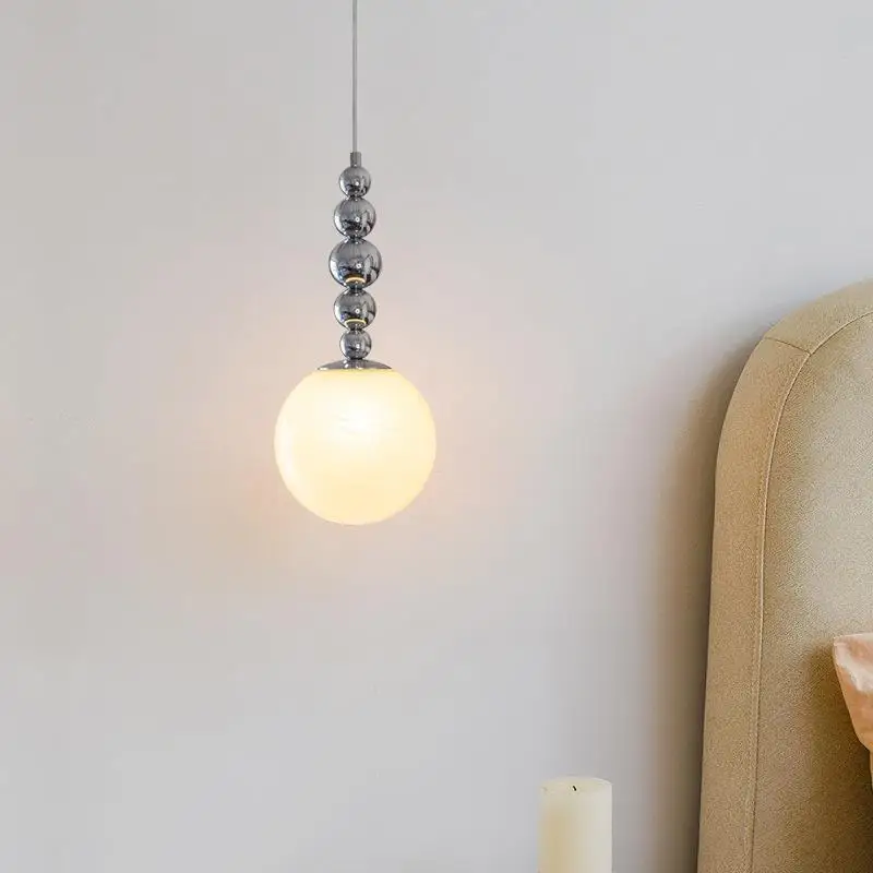 

Medieval Bauhaus bedside chandelier simple modern designer creative restaurant bar master bedroom small chandelier