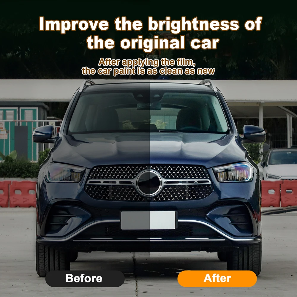 KUNGKIC TPU سيارة المصابيح الأمامية PPF لمرسيدس بنز GLE W167 الفاخرة 2024 قاعدة 2020 2021 2022 2023 واضح البرازيلي الطلاء طبقة حماية