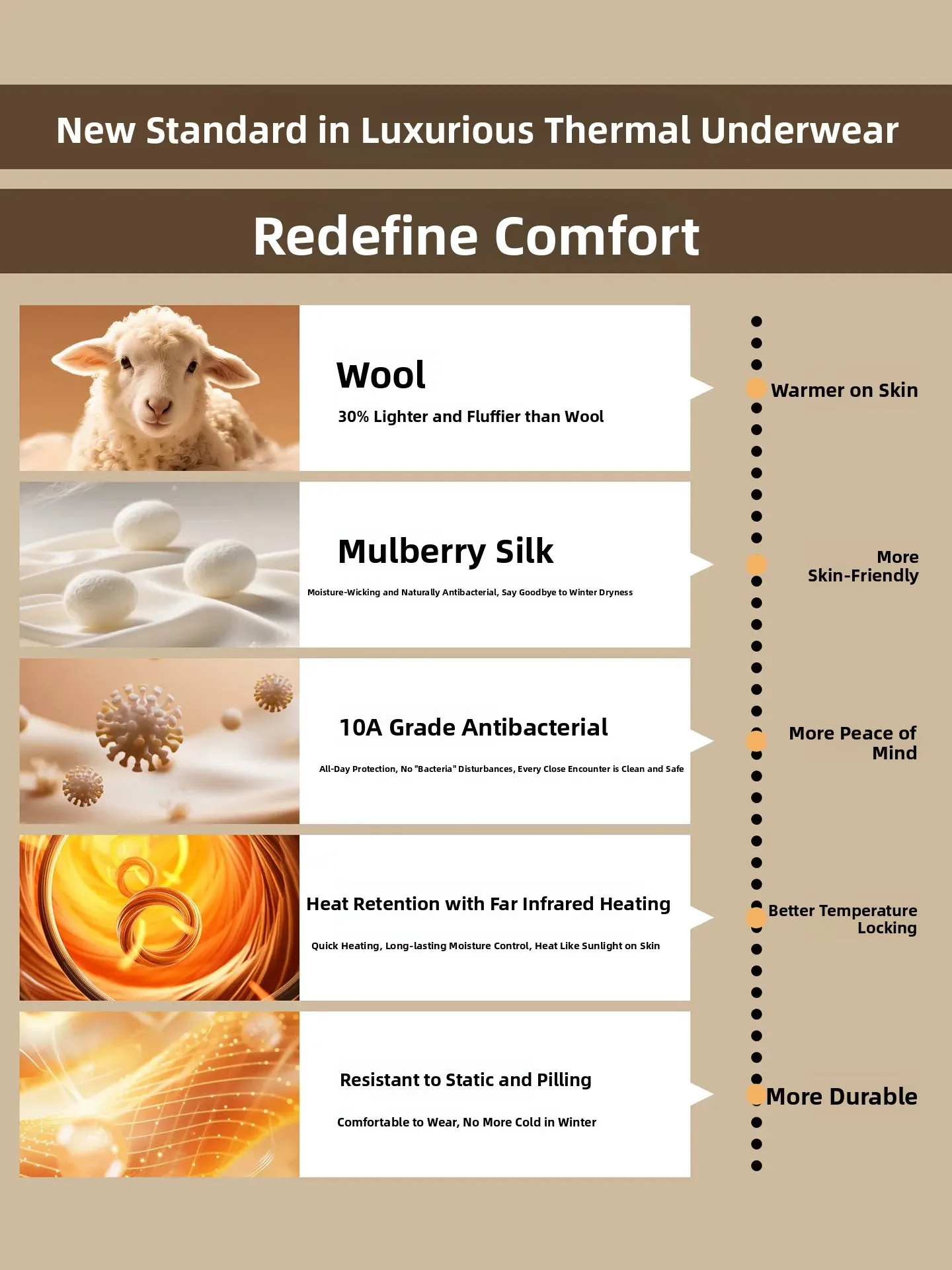 Men's Wool Silk Thermal Fleece Lined Autumn Pants 2026 Winter Collection PLANDOO Warmth Bottoming Trousers for All Ages