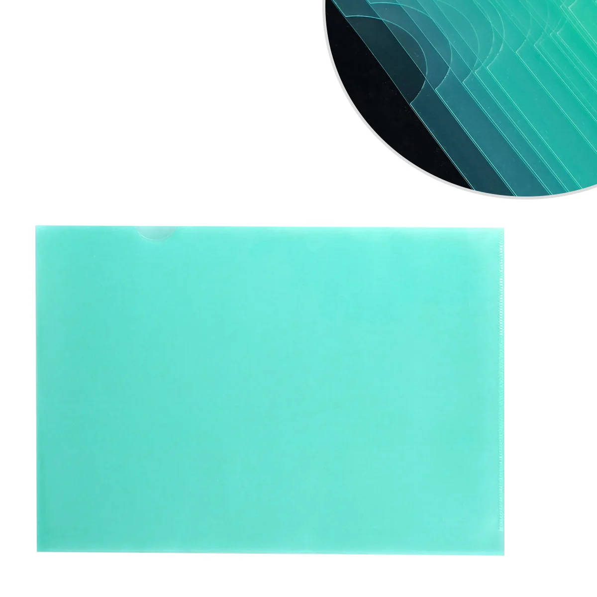 

30pcs Transparent File Holder L Shape Clear Document Organizer Plastic for Office A4 Files Convenient
