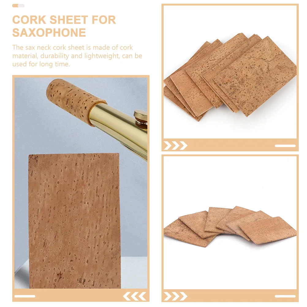 

Saxophone Neck Cork Replacement Kit Alto Repair Cleaning Cloth Clarinet Mouthpiece Joint Pads