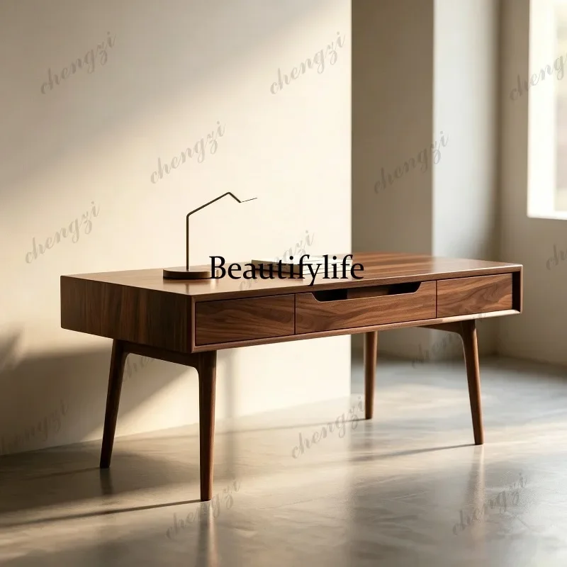 M45 Simple modern ash wood solid wood desk storage desk premium desk