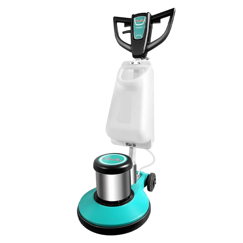 Multifunctional 1500W 175rpm Floor Tile Carpet Cleaning Machine 17inch Floor Sweeper Scrubber With Butterfly Plastic Handle