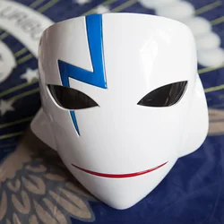 Anime Darker Than Black Hei Lee Party Broken Masks Cosplay Props Halloween BK-201 Black Death Smile Masks