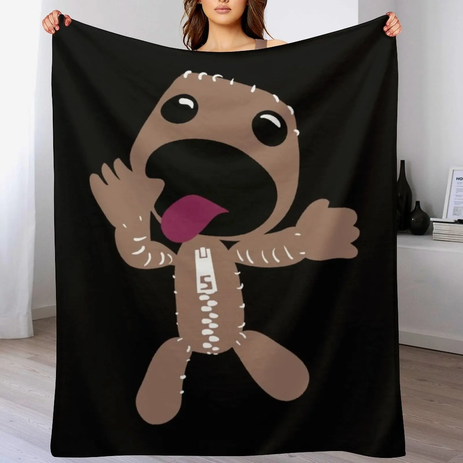 

Little Big Planet Sackboy Throw Blanket Retros Kid'S Travel Luxury Throw Blankets