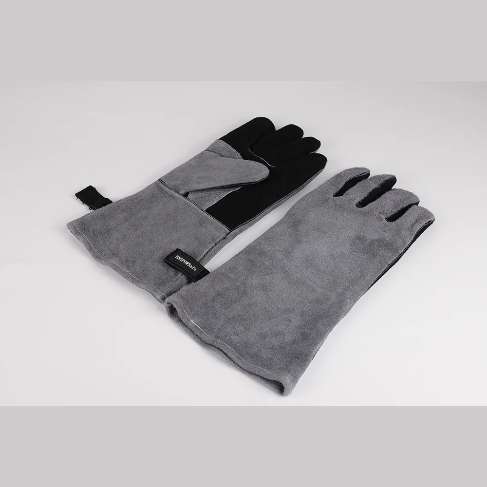 

ENGPOW Safe Fire Resistant Gloves for Welding, Grinding, Forging, Foundry, Firefighting, High Heat Work, Thermal Insulation