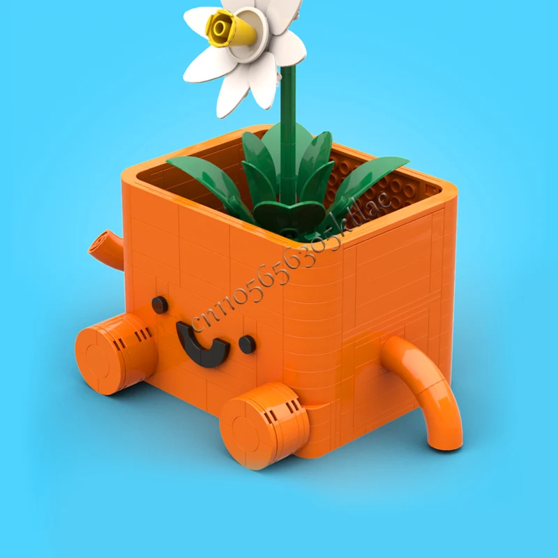 431 pezzi fiori grande pianta felice MOC personalizza tecnologia di progettazione di blocchi modulari mattoni regalo creativo del giocattolo del festival fai da te