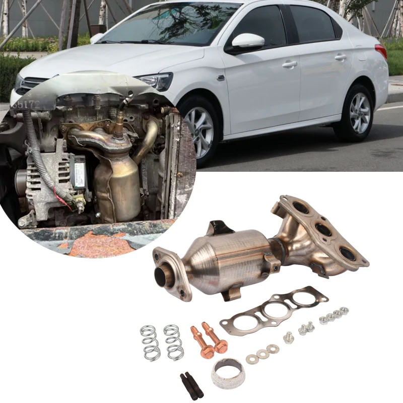 

1set Catalytic Converter Kit Engine Parts For Citroen C1 Peugeot 107 Toyota Aygo 1.0 12V EURO 3 0342.K0,0342.K3,0342.K8,0342.L5