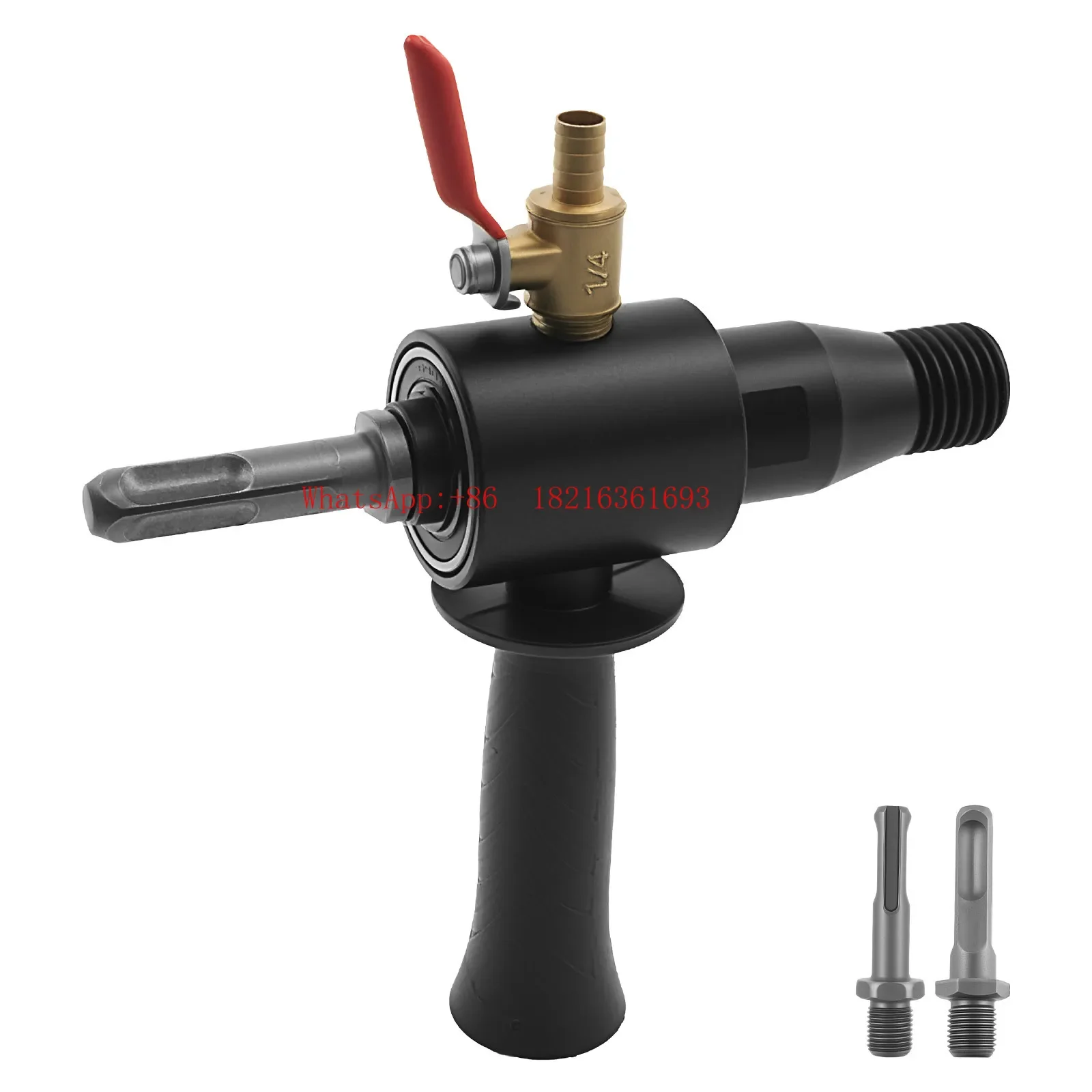 2026GOOD Electric Hammer Water Injection Adapter, Carbon Steel Hammer Water Injection Converter, With 2 Conversions