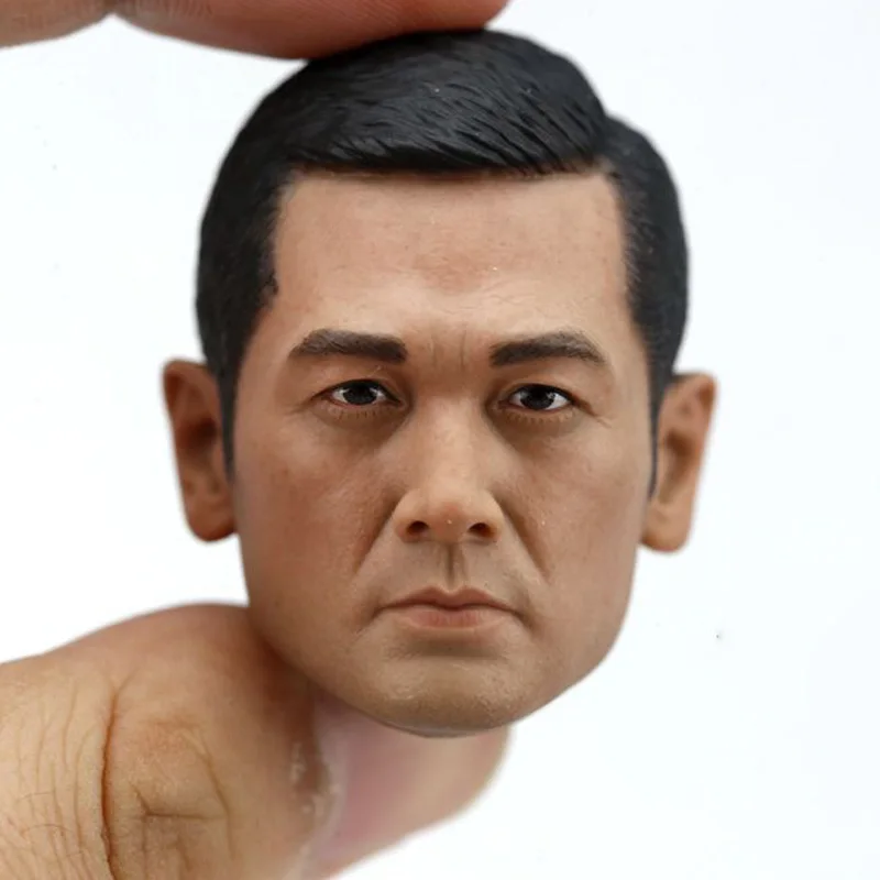 

Hong Kong star 1/6 scale AlexFongChungSun Head Sculpt Fang Sir Head Played Male soldier head model