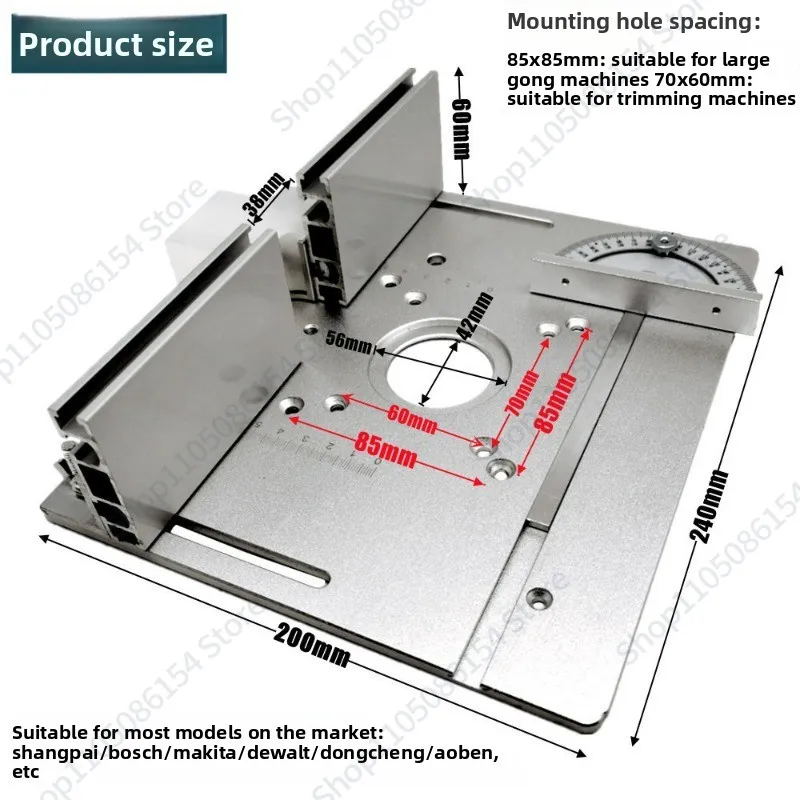 2-in-1 large gong machine with lid, bakelite milling and trimming machine, countertop flip-chip board, micro