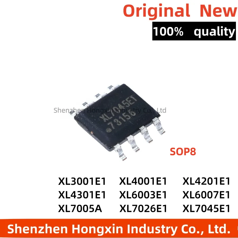 

10 pieces of XL3001 4001 4201 4301 6003 6007 7005 7026 7045 E1 A SOP8 imported chip for car power supply