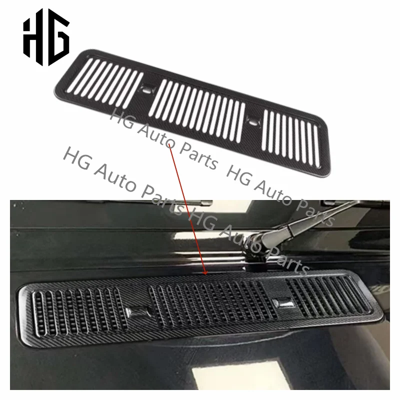 

High Carbon Fiber Engine Hood Air Outlet Cover For Mercedes Benz G Class Wagon W464 W463 W463A G63 G55 G500 Car Hood Scoop Vents