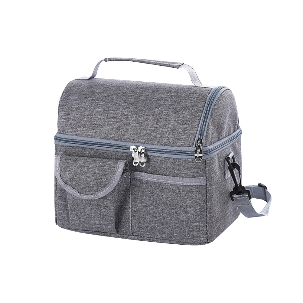 

1pc Insulated Reusable Lunch Tote Bag Large Capacity Portable Cooler Bag for Women Girls Lightweight Fashion Design Keep