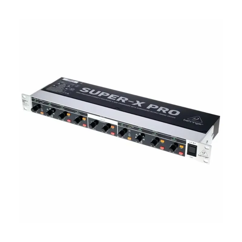 

Behringer CX2310 Super X Pro V2 Stereo 2-Way/Mono 3-Way Crossover with Subwoofer Output Absolutely Flat Amplitude Response