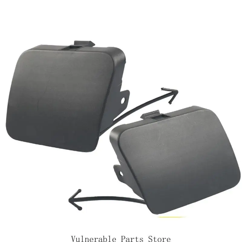 

D0UC Front Bumper Tow Hook Covers Accuracy Fit ABS Tow Hook Caps Pair for Vehicle