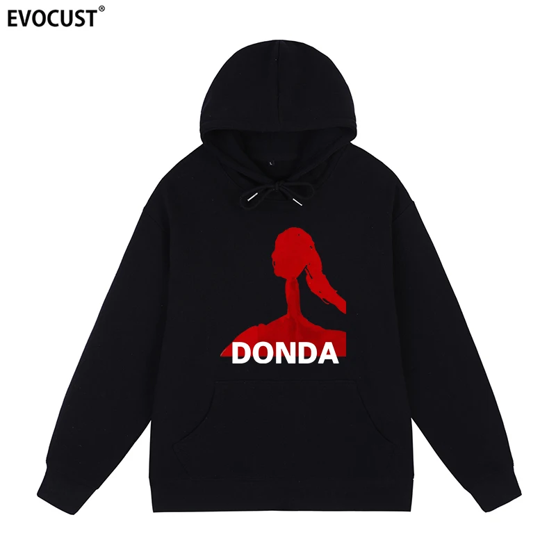 Kanye West donda black Hip Hop Hoodies Sweatshirts men women unisex Cotton