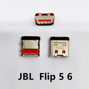 موصل شاحن رصيف منفذ شحن USB ، مكبر صوت بلوتوث ، JBL E3 Charge 3 4 Flip 6 5 4 3 Pulse 2 Flip4 Flip3 Clip 2 ، 10 قطع أفضل 12 مبيعا JBL Flip 4 أجزاء أزرق - No3