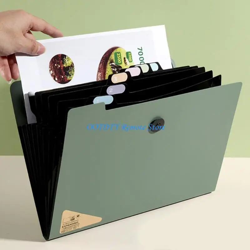 

Multi-Layer Expanding File Folder Document Storage Bag for Sorting Documents