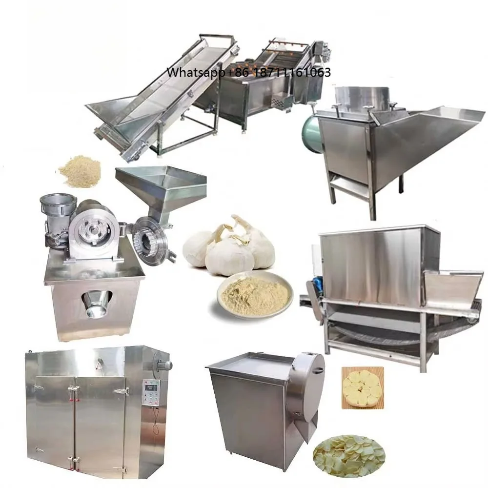 Garlic Color Sorter Processing Machine Garlic Splitter Peeling  Making Machine 1000kg Hr Line