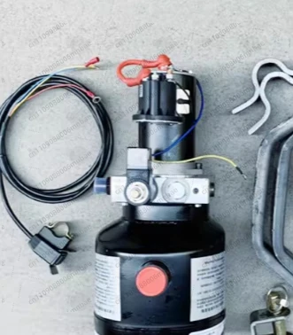 Hydraulic Self Unloading Kit Electric Control Lift 12v/24v/48v/60v Electric Tricycle Dump Hydraulic Modification Parts
