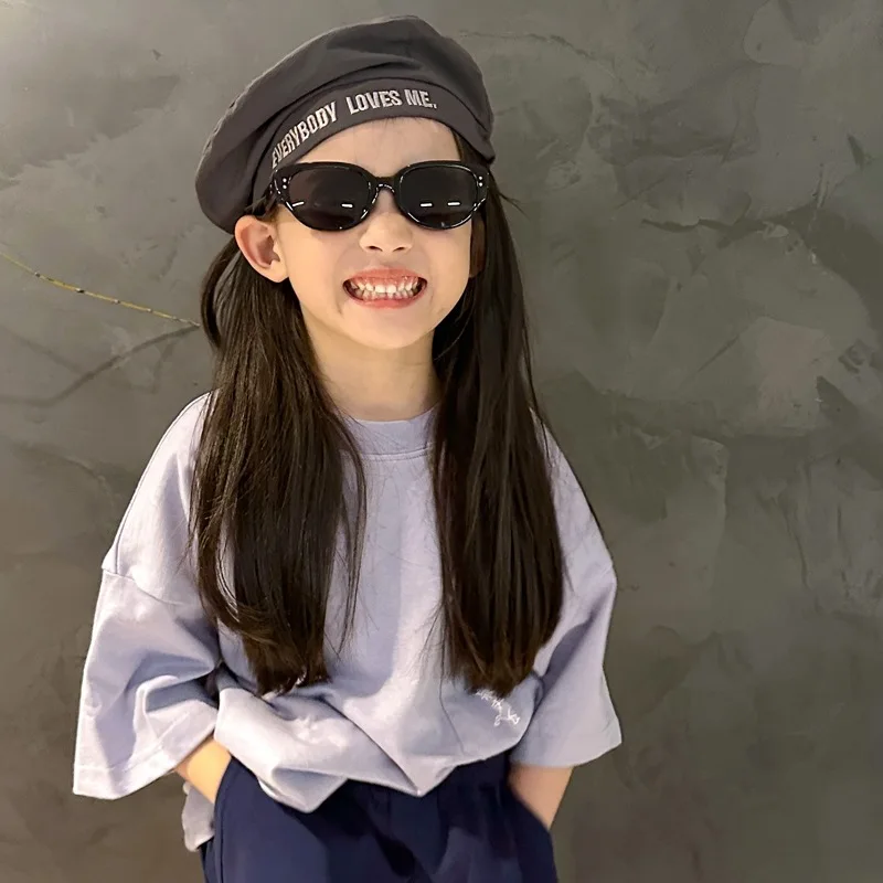 نظارات شمسية للأطفال للأولاد واقية من الشمس نظارات شمسية كلاسيكية للفتيات نظارات أطفال لطيفة للأولاد UV400 نظارات شمسية خارجية